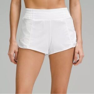Lululemon Hotty Hot Shorts in White. 4” inseam